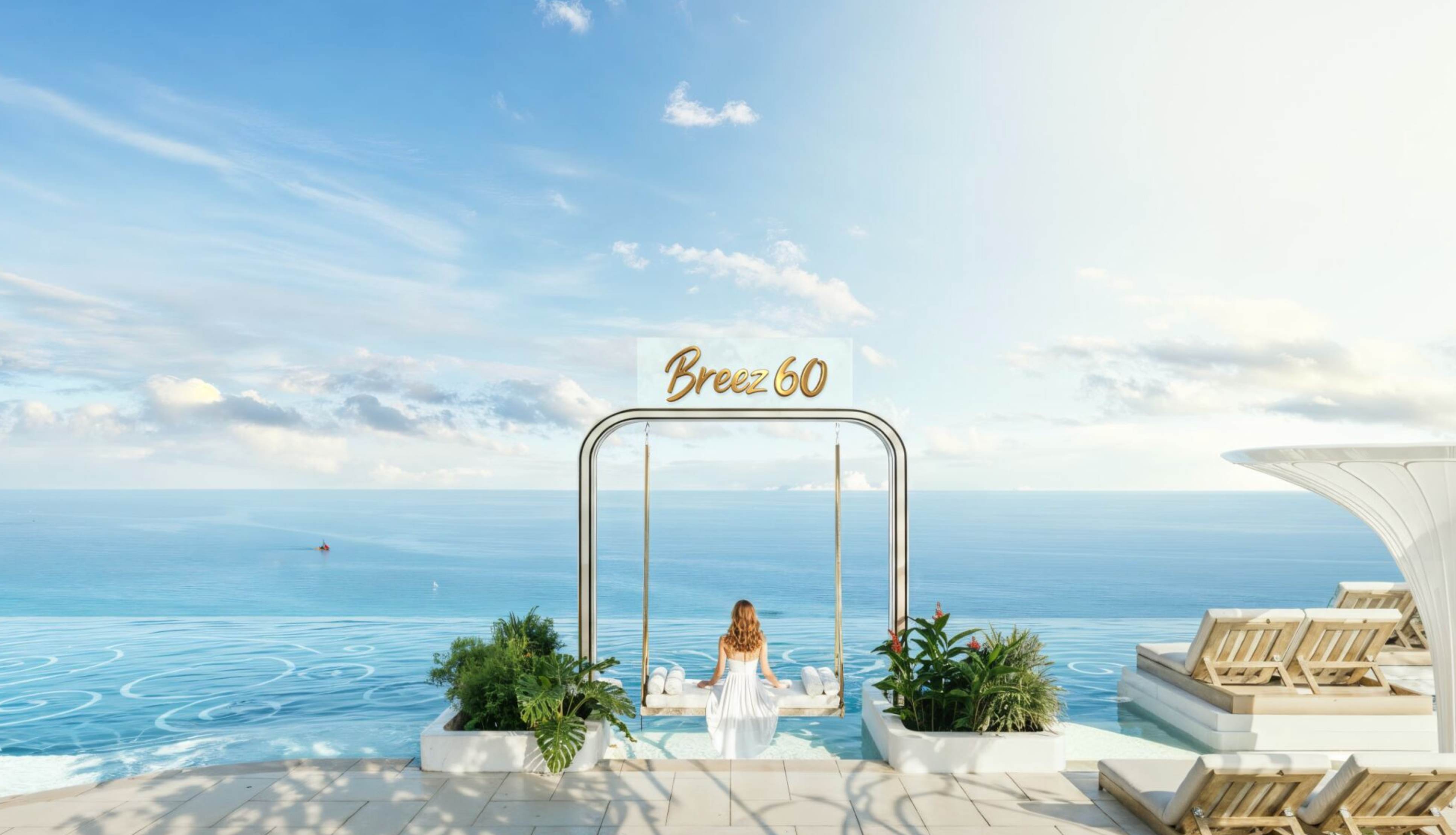 Breez 60 luxury ocean swing and daybed