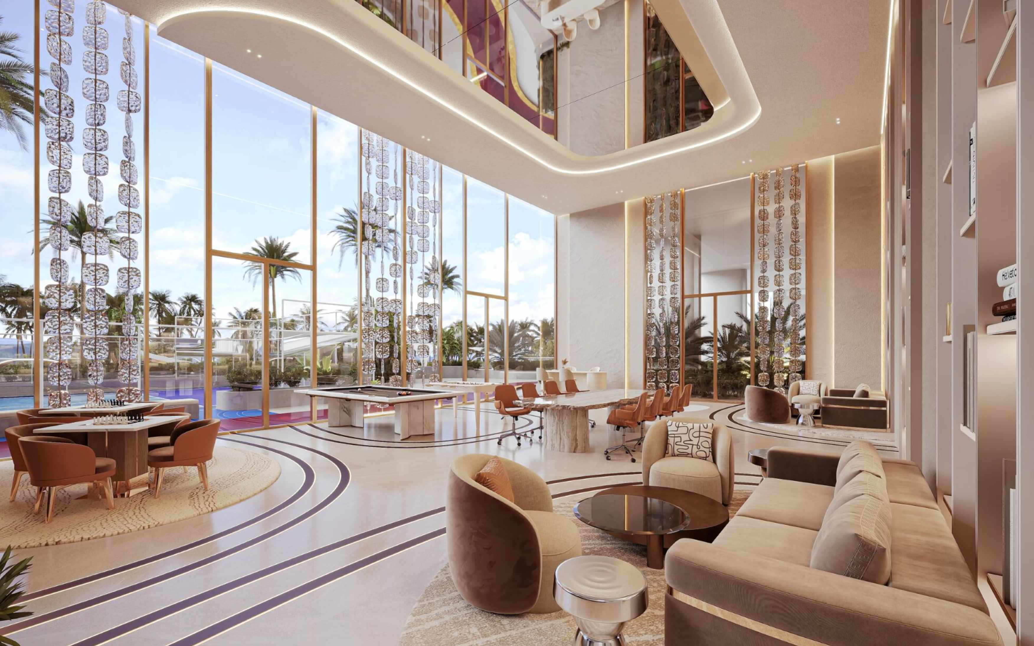 Elegant co-working and business lounge